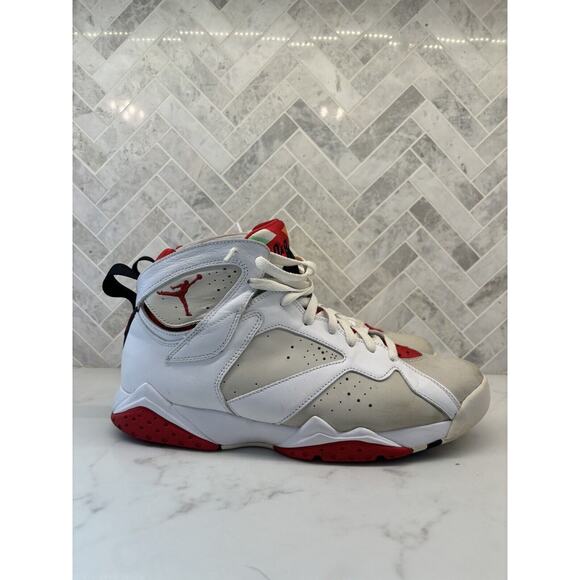 Nike Air Jordan 7 Hare 2015 Mens Size 11 304775-125 OG VII Retro White Red - Picture 3 of 7